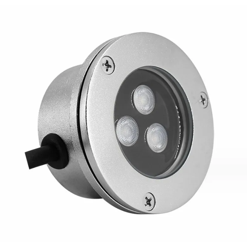 Süvistatav ümmargune klaasist lambikate Veekindel